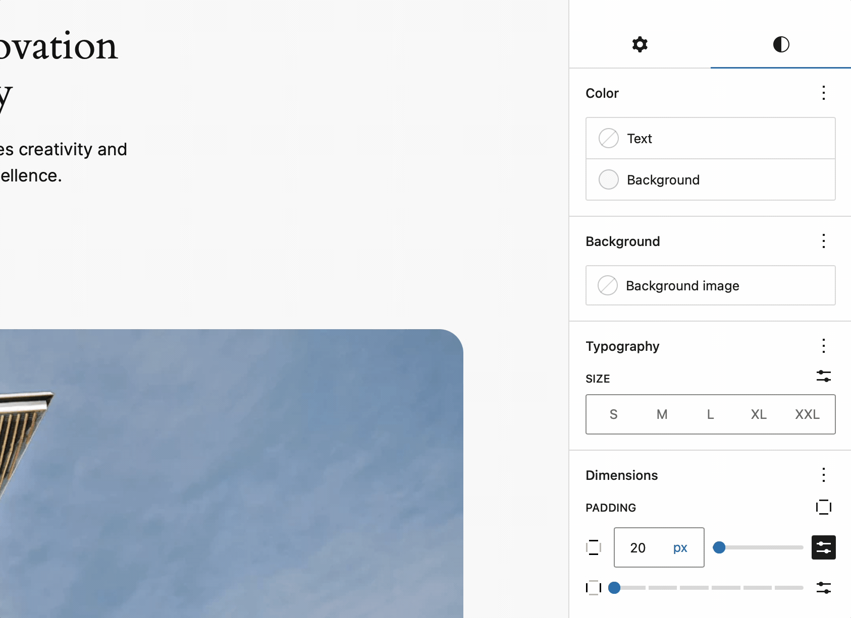 Using 3 dots to view more options